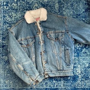 Vintage Levi’s Denim Sherpa Jacket